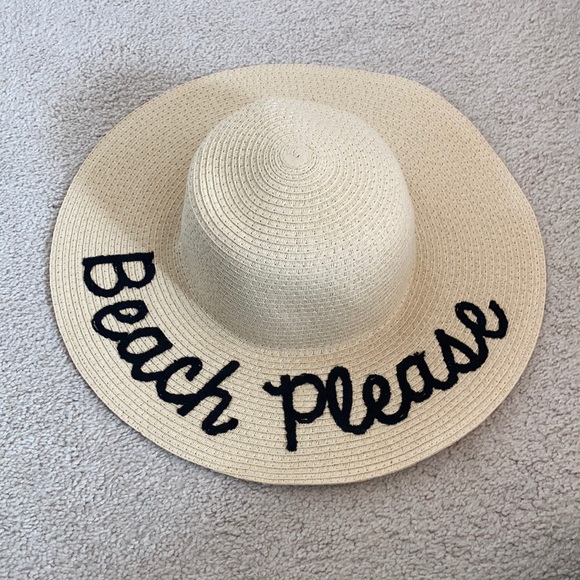 Accessories - Beach Please Straw Hat